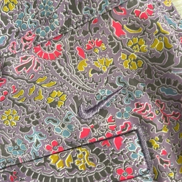 Nike Golf Lavender Paisley Print Bermuda Shorts Size 4 - Picture 6 of 12
